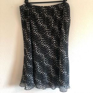 Lane Bryant Polka Dot Skirt